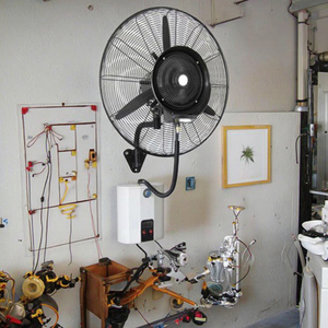 Ventilateur axial industriel mural à pales en aluminium 30 pouces, refroidissement par eau, atomisation, personnalisable OEM, roulement à bille, 220V, haut débit d'air - Product Image 2