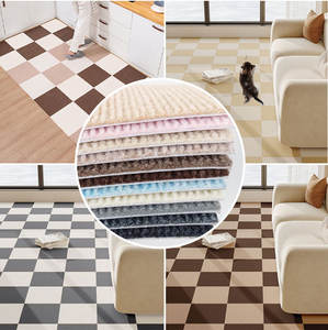 Benutzer definierte LOW MOQ Adhesive Backing Hunde matte 30x30cm Katzenstreu Scratch <span class=keywords><strong>Mat</strong></span> Teppichs chutz Anti Slip für Haustiere - Product Image 4