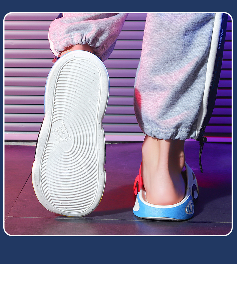 Summer Men's Slippers Women Home Slippers Indoor Bathroom Non Slip Slides Couple Platform Sandals