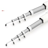 Mini canne à pêche en Fiber de carbone légère 100cm porte-stylo de poche tige télescopique