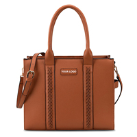Nouveaux sacs fourre-tout en cuir PU avec fermeture éclair et logo personnalisé pour femmes, imperméables, pour l'automne, sacs à bandoulière pour le travail