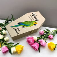 Urna de madera personalizada para mascotas, caja conmemorativa para cenizas, ataúd para gatos y perros, artículos funerarios para mascotas