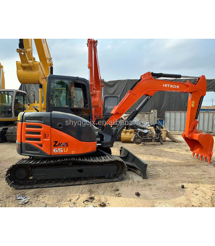 Thiết kế khéo léo Nhật Bản sử dụng máy xúc Hitachi zx65u thủy lực backhoe sử dụng zx65u 6.5 Tấn mini giá rẻ Digger