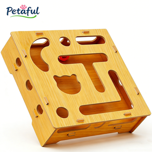 Scatola di Cartone per Gatti con Puzzle e Lima per Unghie, Gioco Antistress a Labirinto per l'Intrattenimento dei Gatti - Product Image 3