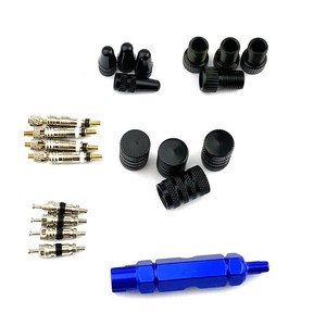 Set di Utensili Multifunzionali Hengtu |   Set di 21 Pezzi: Valvole Presta/Schrader + Chiave + Tappi in Lega di Alluminio per Valvole Francesi - Product Image 3