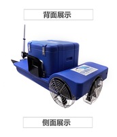 Distributeur automatique intelligent de crevettes à énergie solaire 12V avec sonde radar, capacité 50 kg, pour l'aquaculture
