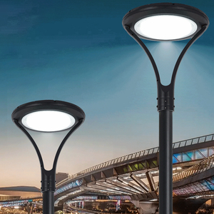 Lampes de jardin solaires à poteau <span class=keywords><strong>extérieur</strong></span>, modernes, étanches, décoratives, à haut lumen, pour éclairage paysager - Product Image 4
