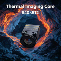 Caméra thermique ITL612R 12um VOx avec objectif 25mm, module GSTIR haute résolution pour systèmes ADAS embarqués et détection de piétons