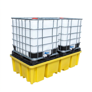 Réservoir IBC 1000 litres en acier au carbone, cuve sous pression en HDPE - Product Image 1