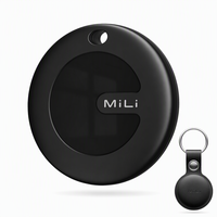 Traceur GPS intelligent MiLi MiTag Duo en plastique sans fil anti-perte pour clés, étui en cuir, porte-clés, bagages, portefeuille