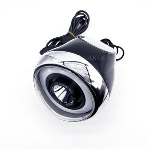 Phares à LED Angel eye avec affichage Bluetooth Phares de nuit de moto pour CocoCity X1 Electric Harley Scooter Parts - Product Image 4