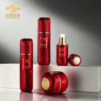 Fabricant ODM de produits de soin de la peau, flacon en verre de 40 ml pour sérum, lotion, crème, rechargeable, mat, luxueux, emballage pour produits de soin de la peau, flacon pour essence