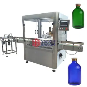 YB-DX Automatic infusion bottle crimping machine for liquid 100ml 1000ml