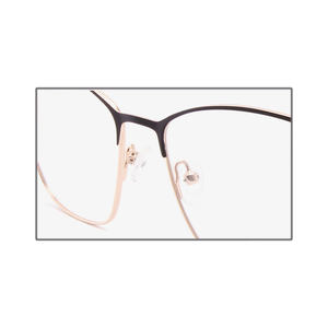 2023ヴィンテージフルリムメタルスペクタクル女性用高級光学アクリルスクエアダイヤモンドカスタマイズ可能リーディンググラスブラックゴールドオーバル - Product Image 4