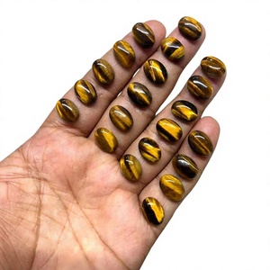 Natural <b>Tiger</b> <b>Eye</b> Calibrated Stone Gemstone Yellow All Shaped Loose Gemstones FAIJAN GEMS Cabochon Third Party Certified Factory - Product Image 1