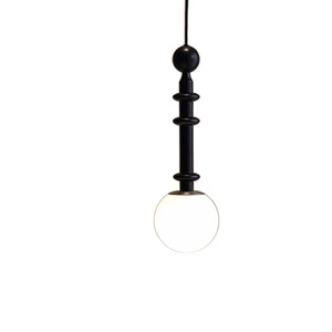 Roman Column Pendant Light Black Tricolor Finish Led Home Lighting Master Bedroom Ceiling Lamp - Product Image 5