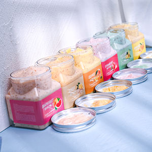 BLIW-exfoliante corporal, exfoliante de fruta vegana, aguacate, fresa, albaricoque - Product Image 1