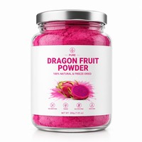 Natuurlijk Drakenvruchtenpoeder FVP-33 Rood Pitaya Poeder Halal Gecertificeerd Supplement 100% Wateroplosbaar Plastic Verpakking