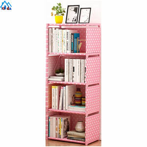 Cubo de almacenamiento de 4 niveles para niños, Plegable, portátil, organizador, estante, armario de 9 cubos, librería - Product Image 1