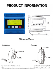 Small <strong>High</strong>-<strong>Temperature</strong> Modular Ultrasonic Flowmeter Customizable Variable Area Water Liquid Flowmeter with OEM Support - Product Image 4