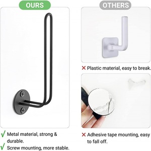 L-Shaped Metal Wire Rack Rectangle Wall <b>Hanging</b> Hat <b>Bracket</b> For Baseball Cap Storage - Product Image 5