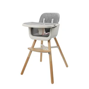 <span class=keywords><strong>Chaise</strong></span> <span class=keywords><strong>haute</strong></span> ergonomique moderne et pratique <span class=keywords><strong>en</strong></span> <span class=keywords><strong>bois</strong></span> 3 <span class=keywords><strong>en</strong></span> 1 pour bébé - Product Image 2