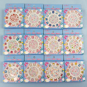<span class=keywords><strong>Faux</strong></span> <span class=keywords><strong>ongles</strong></span> autocollants <span class=keywords><strong>pour</strong></span> <span class=keywords><strong>enfants</strong></span>, 12 pièces, motifs fleurs et dessins animés, accessoires de luxe, imperméables - Product Image 5