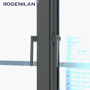 Fenêtre à battant ultra-étroite en aluminium <span class=keywords><strong>de</strong></span> style américain Rogenilan, à <span class=keywords><strong>double</strong></span> <span class=keywords><strong>vitrage</strong></span>, économie d'énergie, pour maisons - Product Image 5