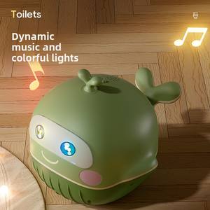 Nuovo Bestseller: Vasino Multifunzionale 3-in-1 Stile Egg Boy con Sedile per Bambini in PP e PU, Sedile WC per Bambini - Product Image 4