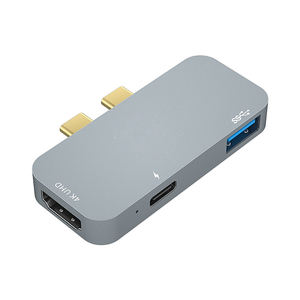 7 en 1 double <span class=keywords><strong>adaptateur</strong></span> de concentrateur USB Type C Compatible USB3.0 lecteur de carte <span class=keywords><strong>SD</strong></span>/<span class=keywords><strong>Micro</strong></span> <span class=keywords><strong>SD</strong></span> Station d'accueil pour ordinateur portable pour MacBook Pro - Product Image 6