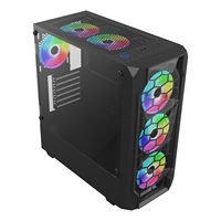 Fábrica con 24 Años de Experiencia, Cristal Templado para Panel Frontal y Lateral, Nueva Caja de PC para Gamers