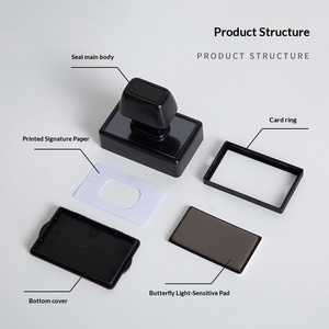 Material de Plástico GT para Sellos Flash Fotosensibles, Blanco, Nuevo, Venta al por Mayor, Cartucho de Tinta Elástico Desmontable, Sello para Estampado - Product Image 4