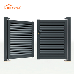 New Arrival Sliding <strong>Double</strong> <strong>Gates</strong> <strong>Aluminum</strong> <strong>Double</strong> <strong>Swing</strong> <strong>Gate</strong> Anti Climbing Private Automatic <strong>Gate</strong>
