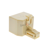 Adaptateur RJ11 6P4C mâle vers 2 femelles T Duplex pour accessoires de câblage