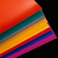Bâche en PVC laminé imperméable haute résistance 500 g/m² 12x12 rose pour stockage extérieur