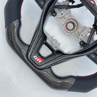 Volante de Fibra de Carbono Personalizable Profesional RPPF para Toyota Corolla / Corolla XRS con Línea de Franja Roja