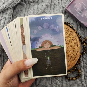 Mejor Precio en Papel Holográfico para Cartas del <span class=keywords><strong>Tarot</strong></span>, Cartas de Oráculo Personalizadas para Lectura del <span class=keywords><strong>Tarot</strong></span> con Guía, Juego Familiar - Product Image 2