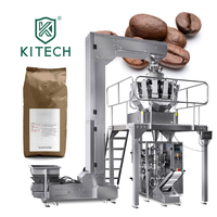 Machine de remplissage et d'emballage de grains de café automatique personnalisée Premium 2kg avec soupape de reniflard