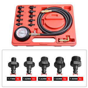 Kit de <span class=keywords><strong>Test</strong></span> de pression d'huile moteur 12 pièces, testeur outil de Garage de voiture dispositifs d'avertissement de faible niveau d'huile - Product Image 5