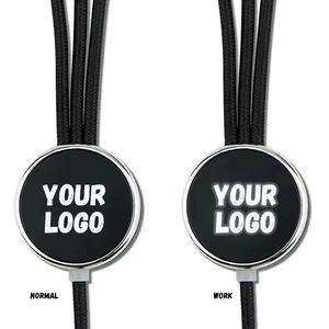 Custom Logo Promotional Data Gift 1.2M Nylon Braided 3 2 Dual Input Usb Type C Pure Copper Led <b>Charging</b> <b>Cable</b> - Product Image 2