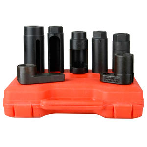 7pc Oxygen Sensor Socket Set 3/8\" & 1/2\" Sq Drive <b>Vehicle</b> <b>Tools</b> for Removal & Installation - Product Image 2