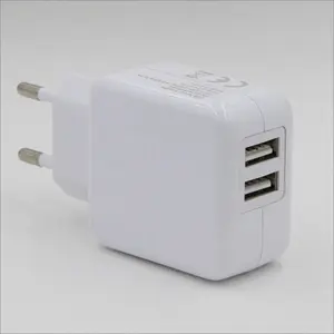 منفذ مزدوج 5V2A شاحن حائط usb مزدوج صغير