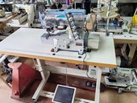 Machine à coudre industrielle professionnelle haute vitesse Pegasus W600pc, utilisée pour les tissus tricotés extensibles, design Flatlock
