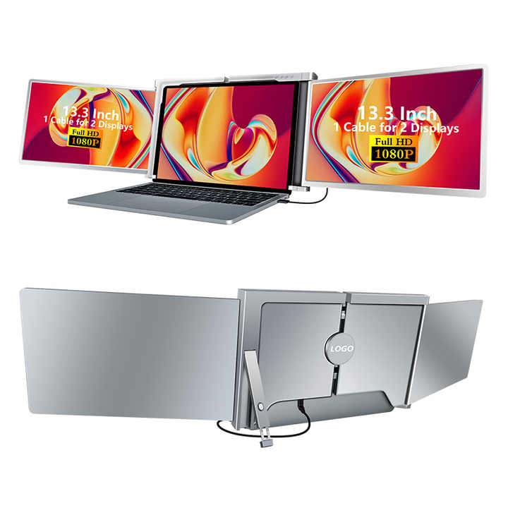 13.3 Inch Dual Monitor - Portable Screen Extender for Laptop