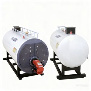 หม้อต้มไอน้ำอุตสาหกรรมแบบแนวนอน ใช้ก๊าซ LPG/ระบบอัตโนมัติ ทำงานต่อเนื่อง 24 ชั่วโมง สำหรับน้ำร้อน - Product Image 1