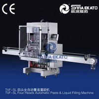 SINA EKATO Électrique Bouteille D'eau Machine De Remplissage Automatique 4 Buse Liquide Détergent/Shampooing Peut Scellant Pompe Moteur Moteur Noyau