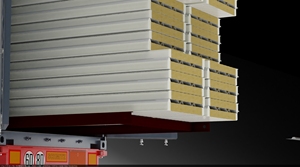 Panel Sándwich con Borde Sellado EPS/<span class=keywords><strong>XPS</strong></span>, Aislado para Pared y Techo, Clase A Ignífugo, Acero Coloreado, Diseño Moderno Ecológico, 2400MM de Longitud - Product Image 4