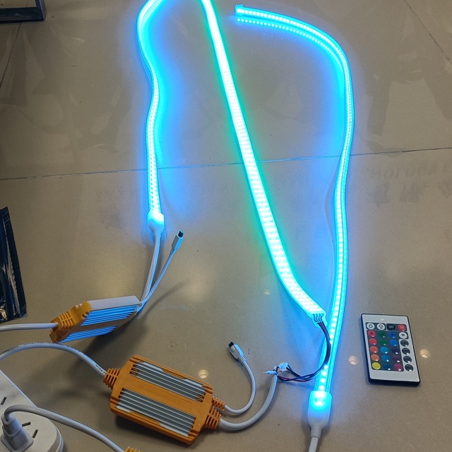 High Brightness 120Leds/m 200Leds/m 300Leds/m AC220V Voltage SMD3535 RGB LED Light Strip for Holiday Decoration
