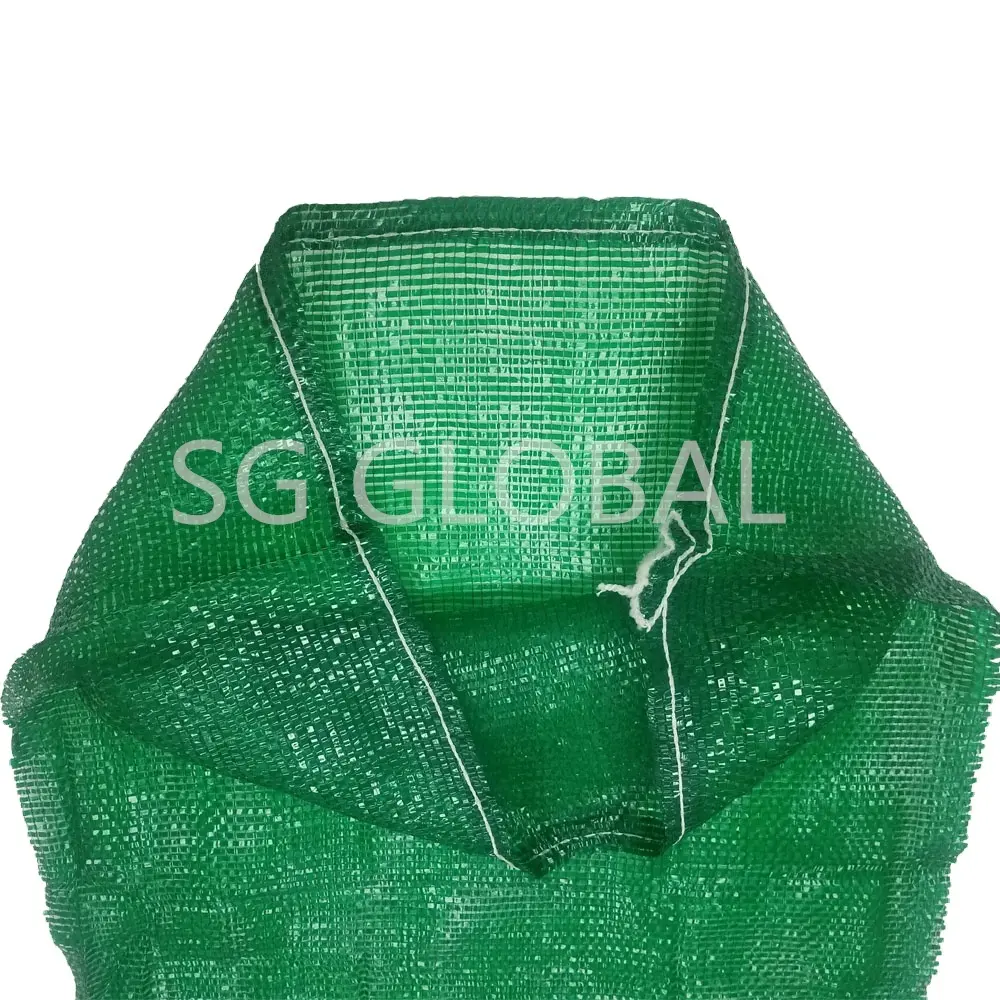थोक 10 किलो 25 किलो ग्रीन गोभी नेट बैग पैक प्लास्टिक बैग