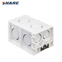 Boîte de jonction en PVC blanc de haute qualité, type US 118, IP65, interrupteur simple, prise, prix de gros d'usine en Chine, best-seller mondial